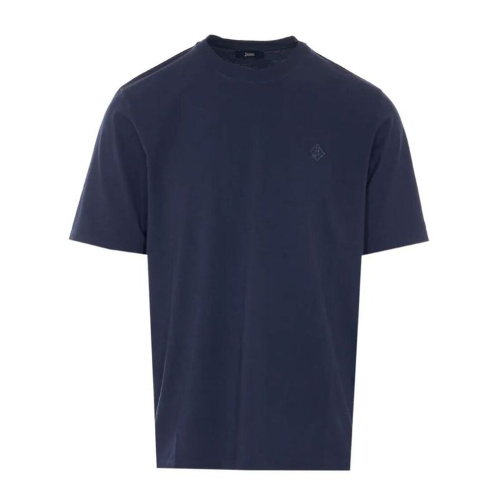 Herno Men Embroidered Logo Jersey T-Shirt